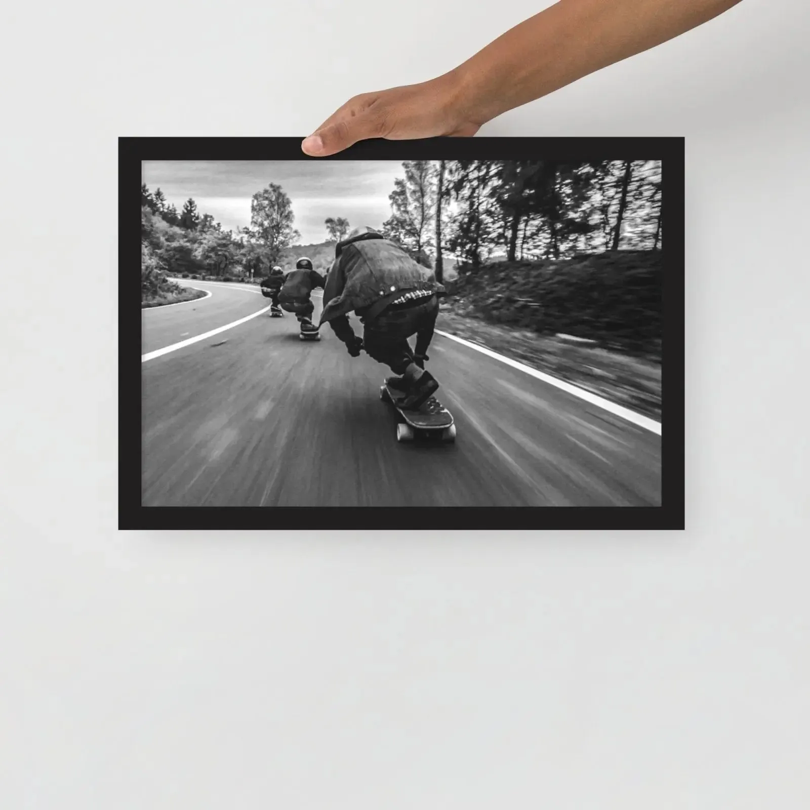 Fast Lane: A Thrilling Framed Poster – Capturing the Rush of the Ride