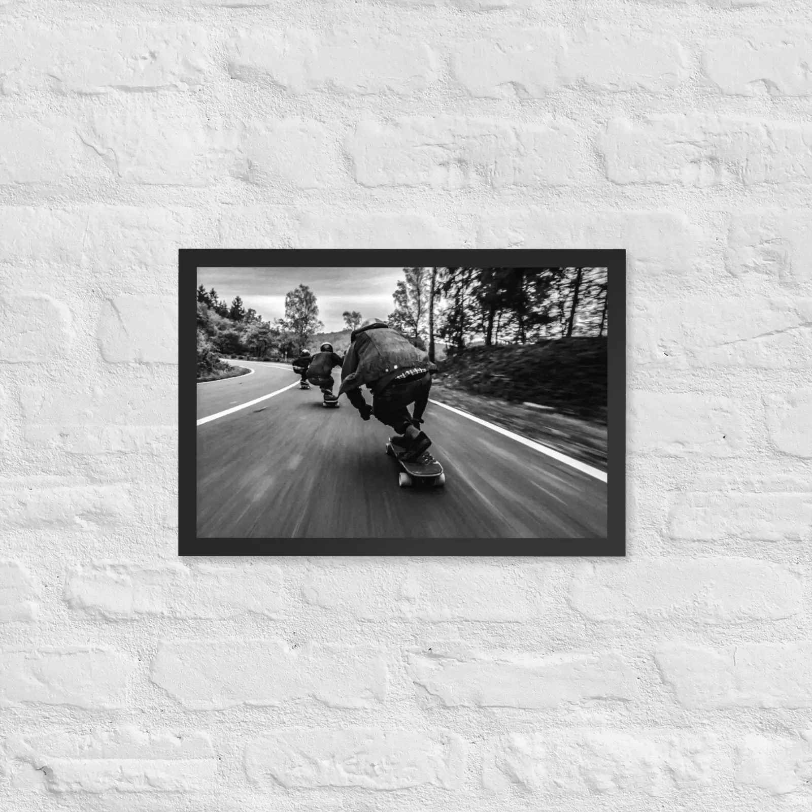 Fast Lane: A Thrilling Framed Poster – Capturing the Rush of the Ride