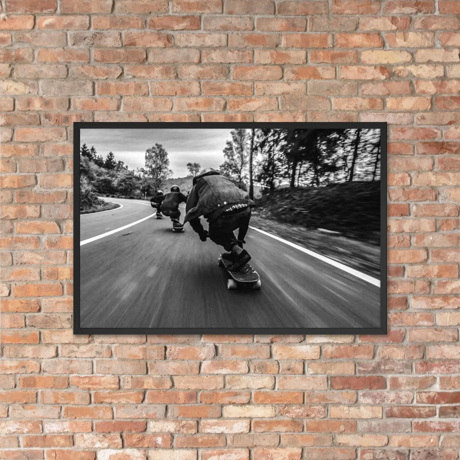 Fast Lane: A Thrilling Framed Poster – Capturing the Rush of the Ride