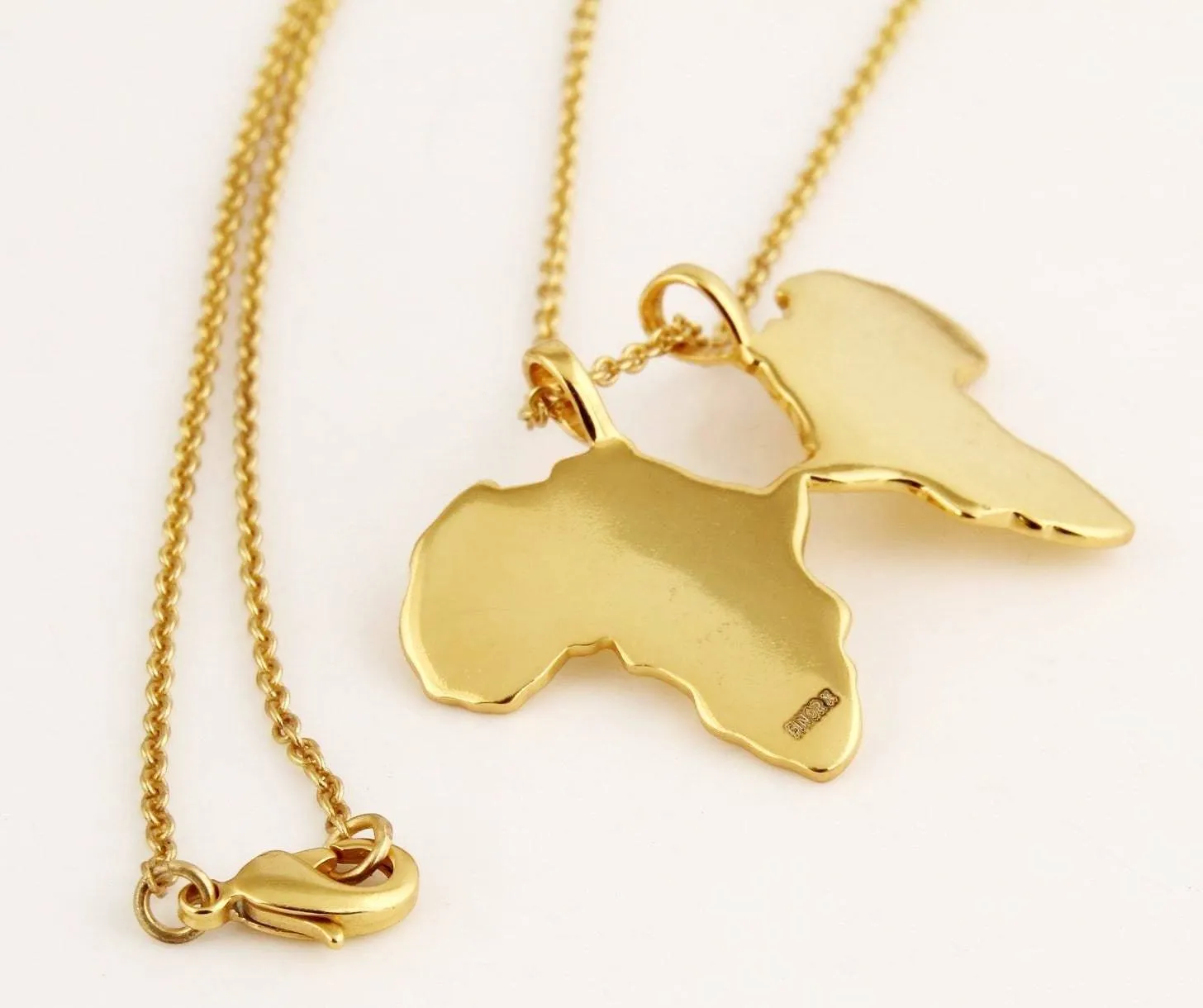 Finor X Gold Logo Pendant (18K) (Africa Butterfly)