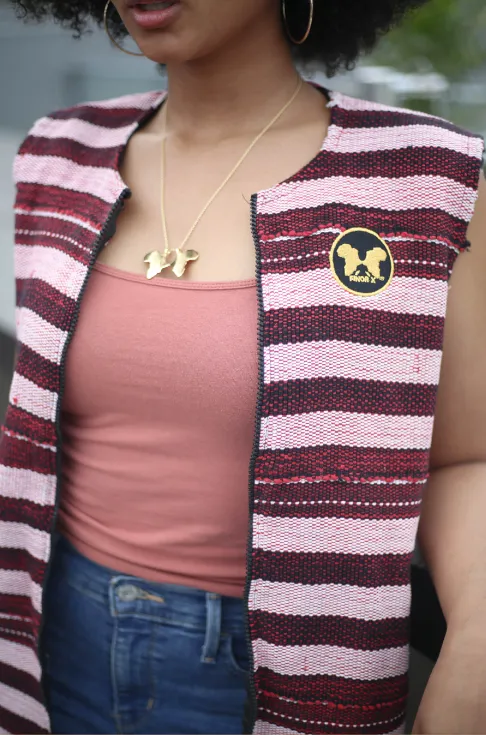 Finor X Gold Logo Pendant (18K) (Africa Butterfly)