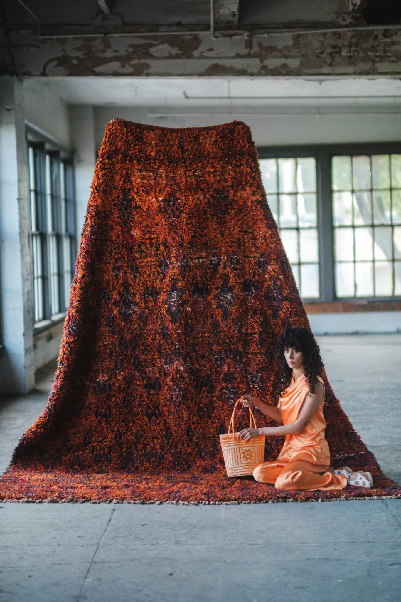 Firelight area rug