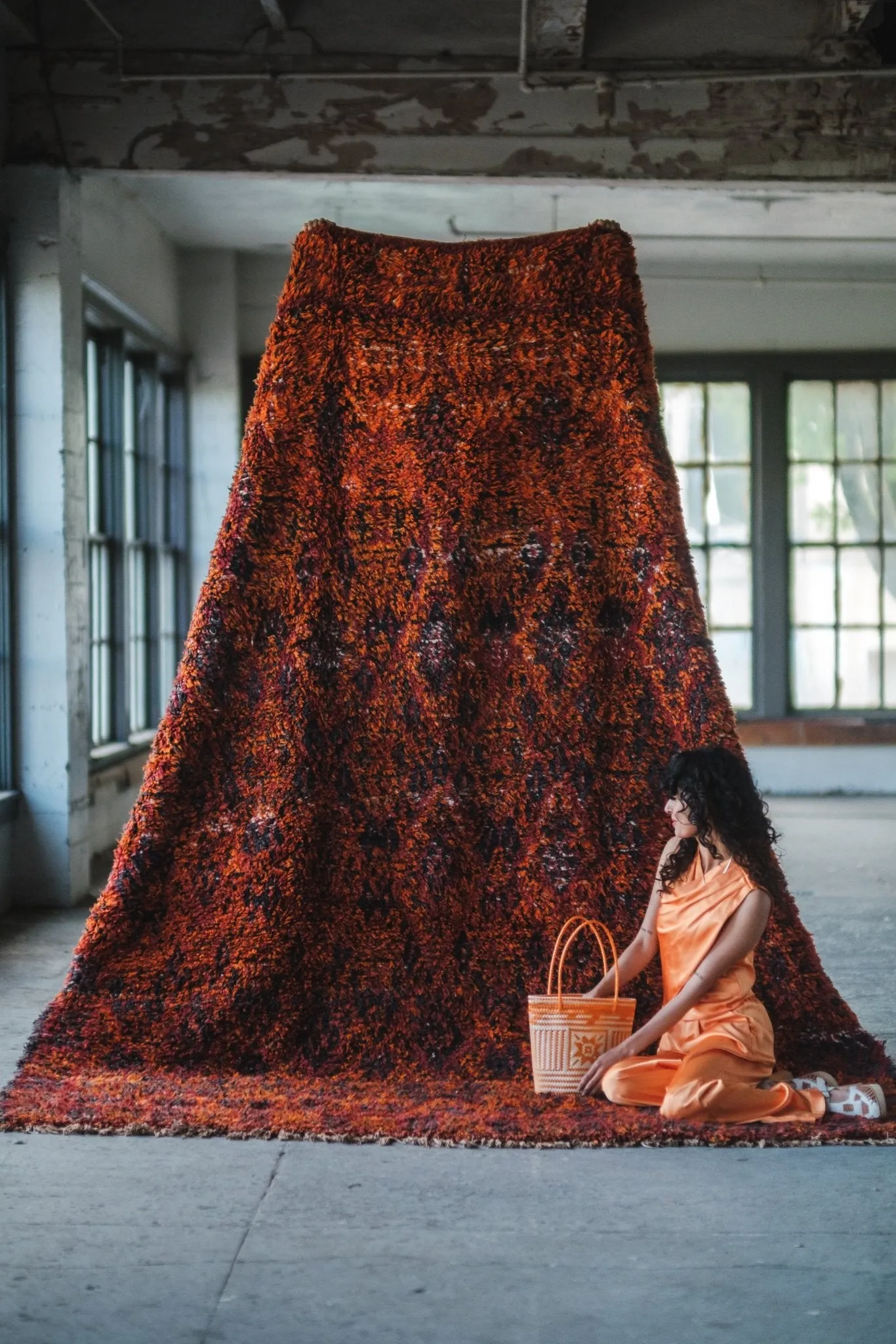 Firelight area rug