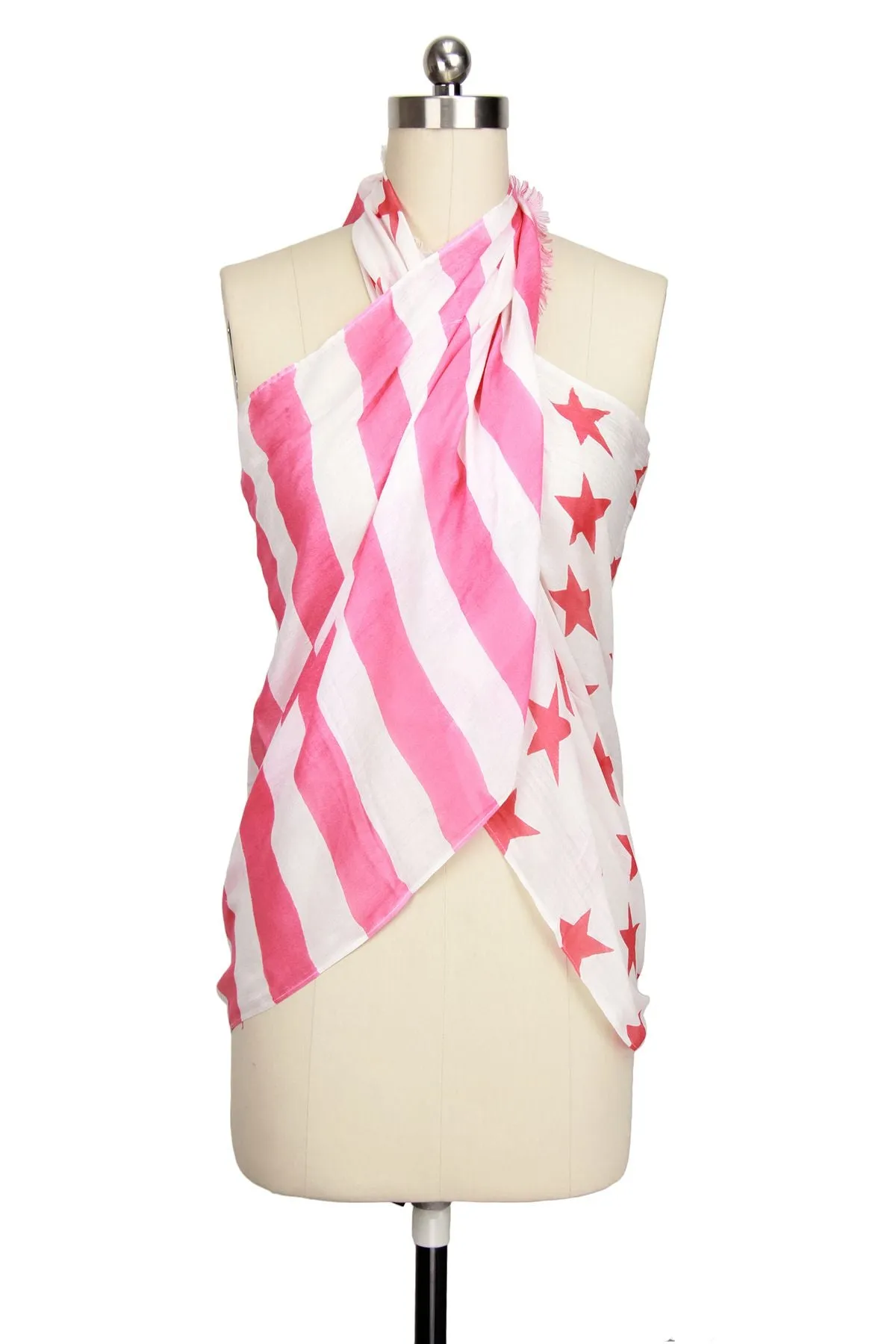 Flag Print Scarf