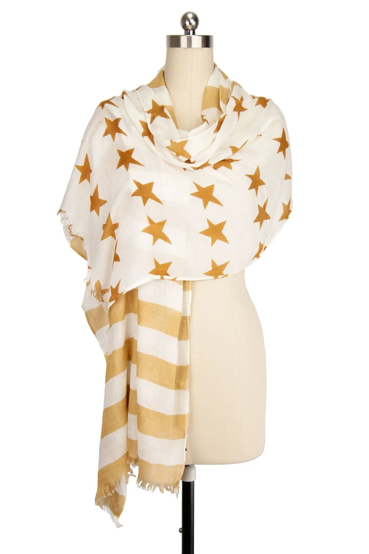 Flag Print Scarf