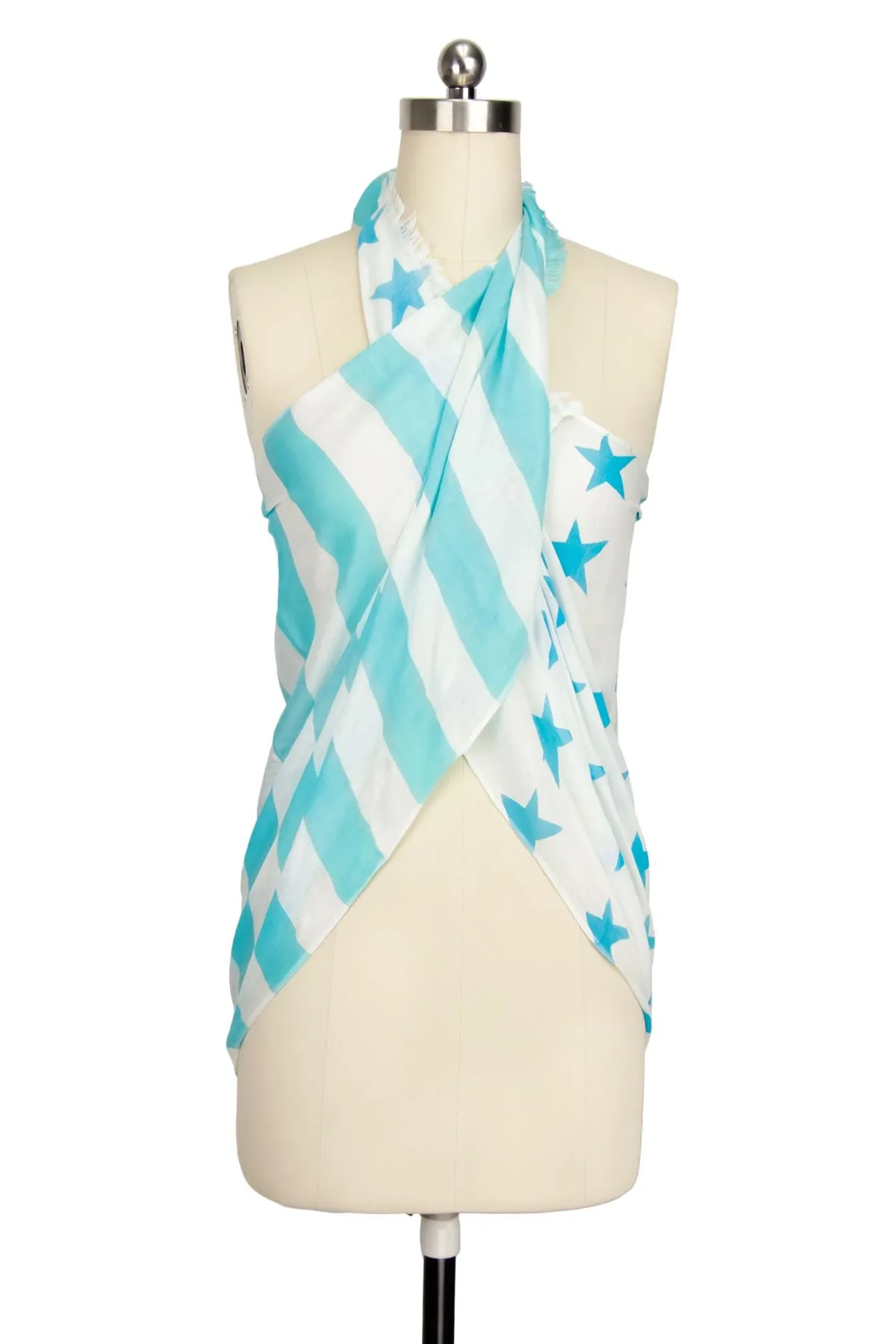 Flag Print Scarf