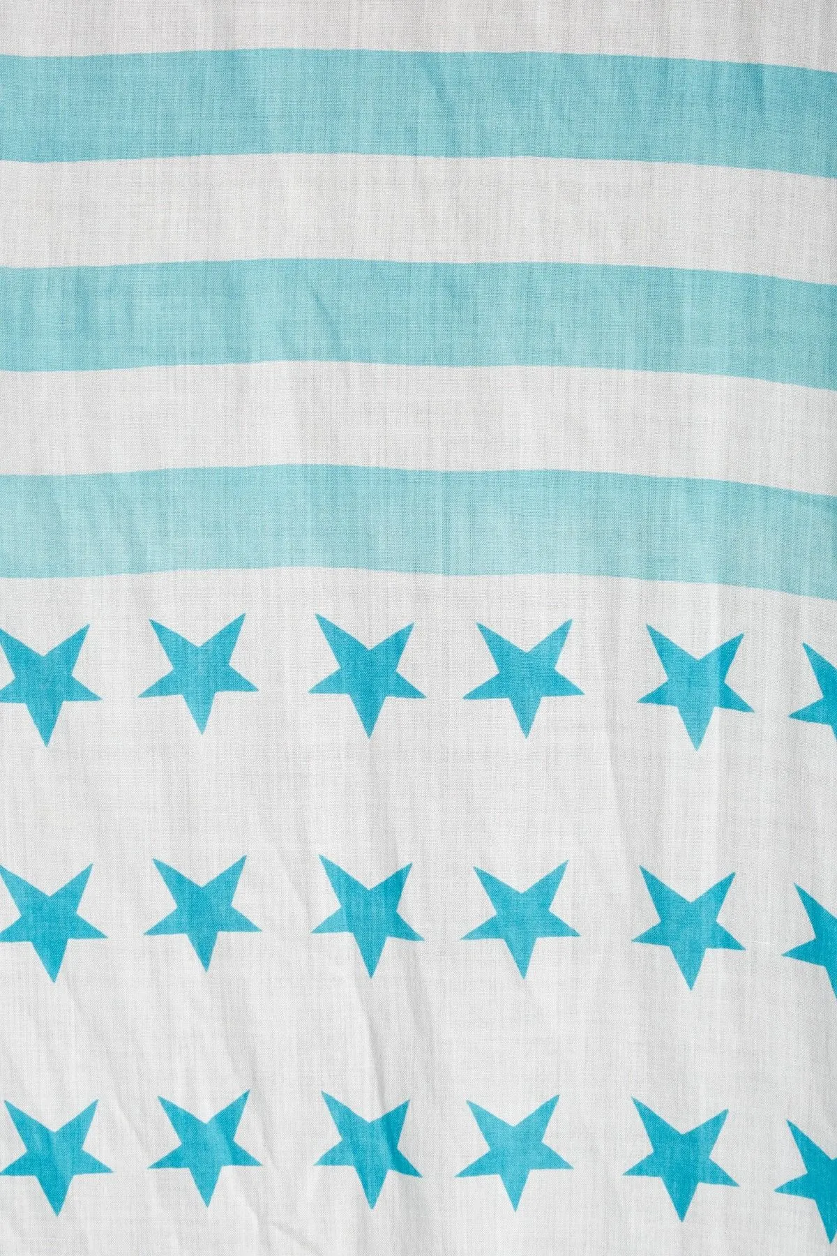 Flag Print Scarf