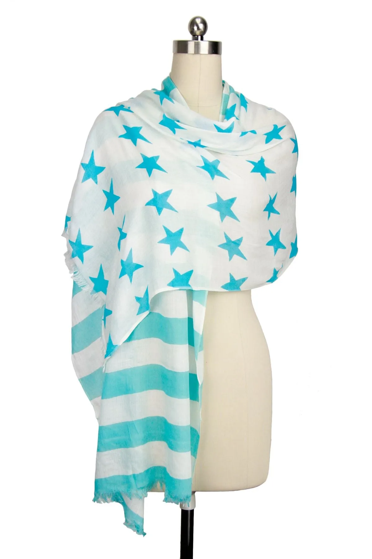 Flag Print Scarf