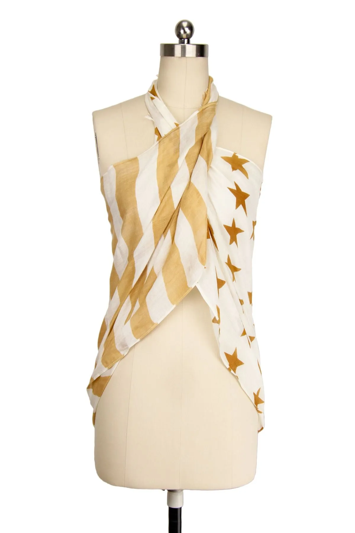 Flag Print Scarf