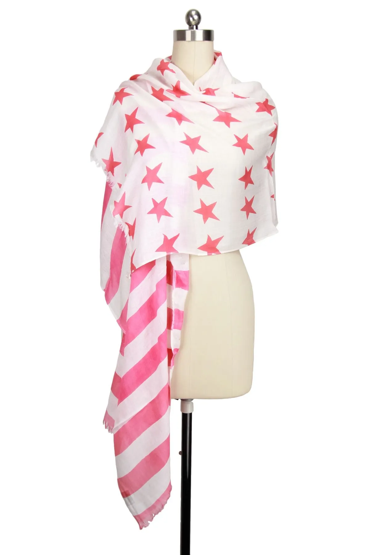 Flag Print Scarf