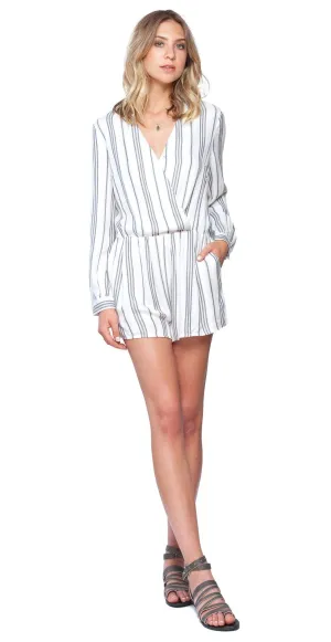 Gentle Fawn Bordeaux Romper | Ethnic Stripe