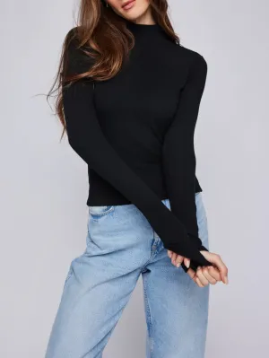 GENTLE FAWN Wren Long Sleeve Mockneck Top