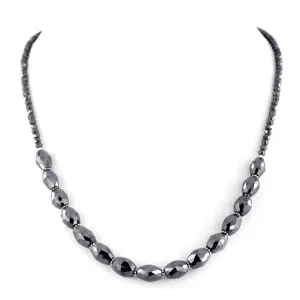 Gift Your Loved One This Spectacular Black Diamond Necklace With Studs