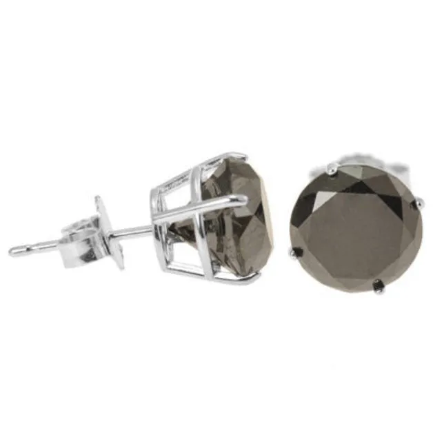 Gift Your Loved One This Spectacular Black Diamond Necklace With Studs