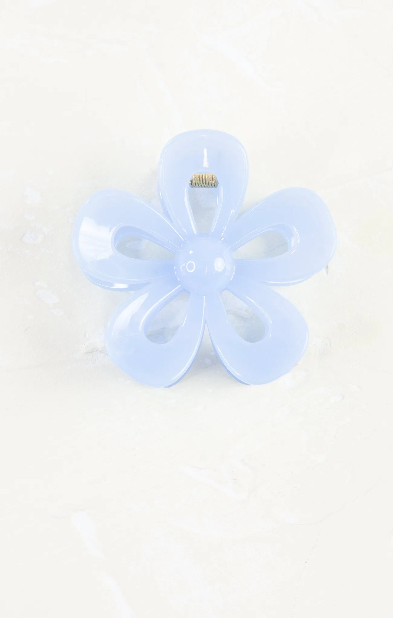 Glossy Colorful Flower Clip