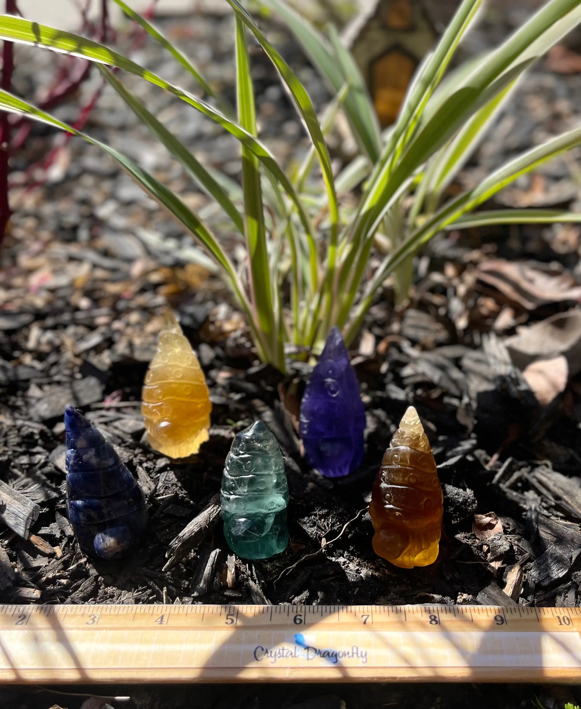 Gnomes, adorable and quirky, Fluorite and Sodalite FB3159