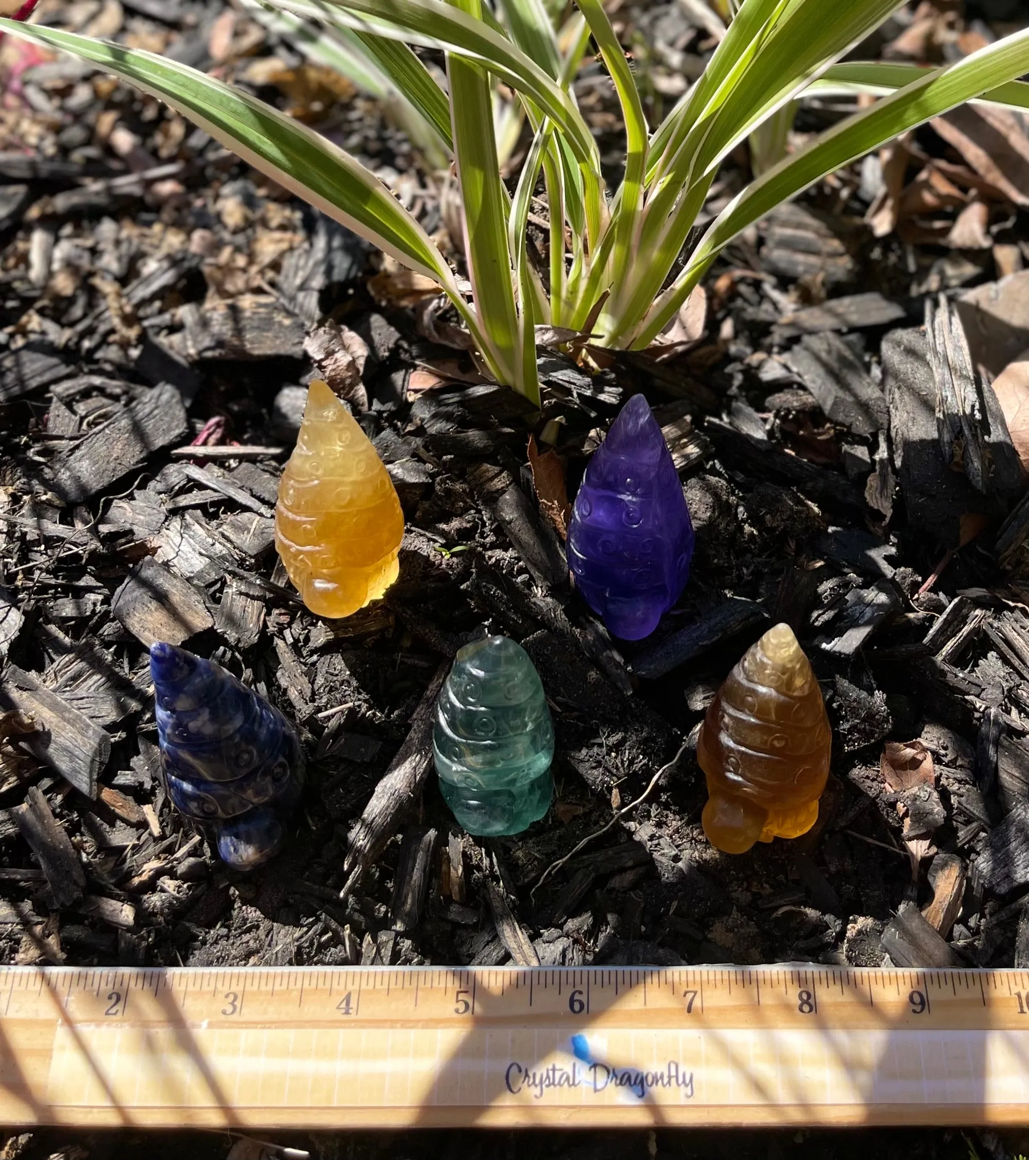 Gnomes, adorable and quirky, Fluorite and Sodalite FB3159