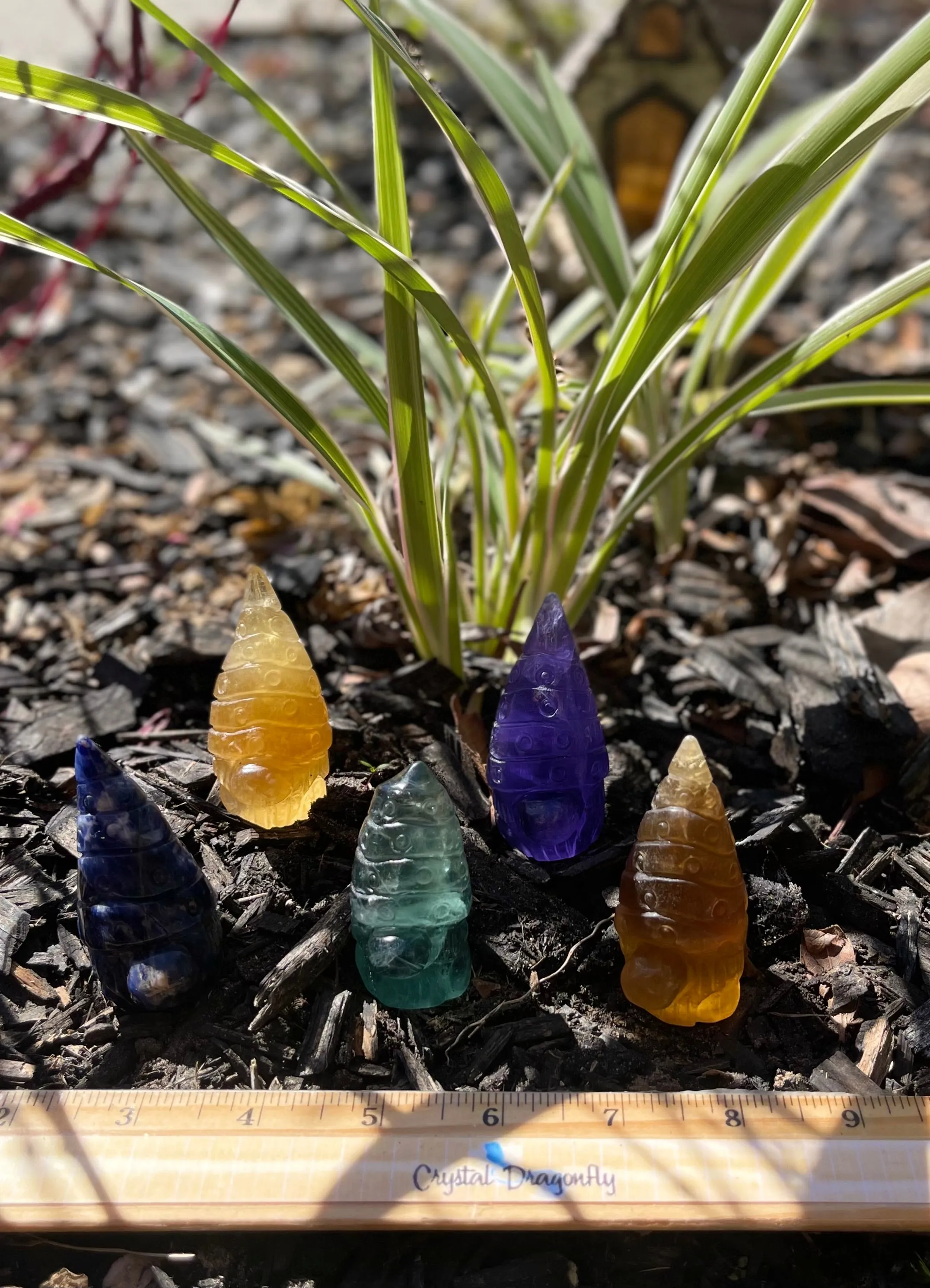 Gnomes, adorable and quirky, Fluorite and Sodalite FB3159