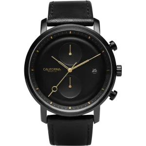 Golden Gate Chrono Leather All Black Gold