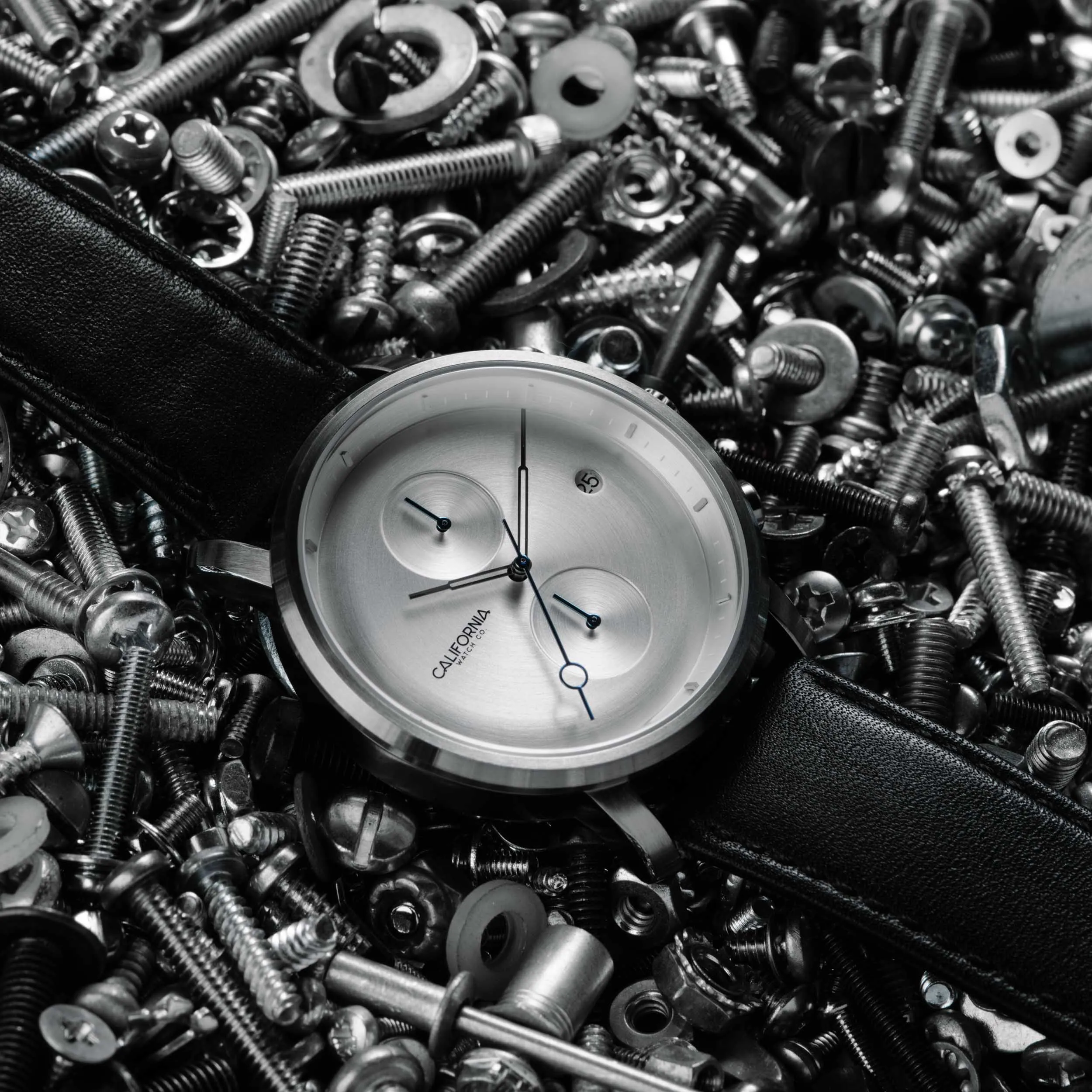 Golden Gate Chrono Leather Black Silver