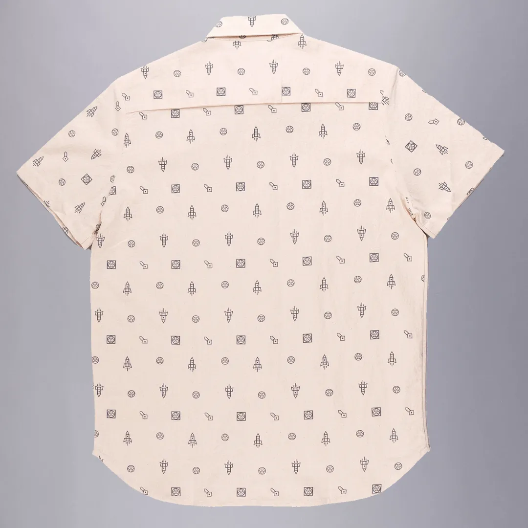 GOSSYPIUM ROCKET MEN'S BUTTON DOWN SHIRT