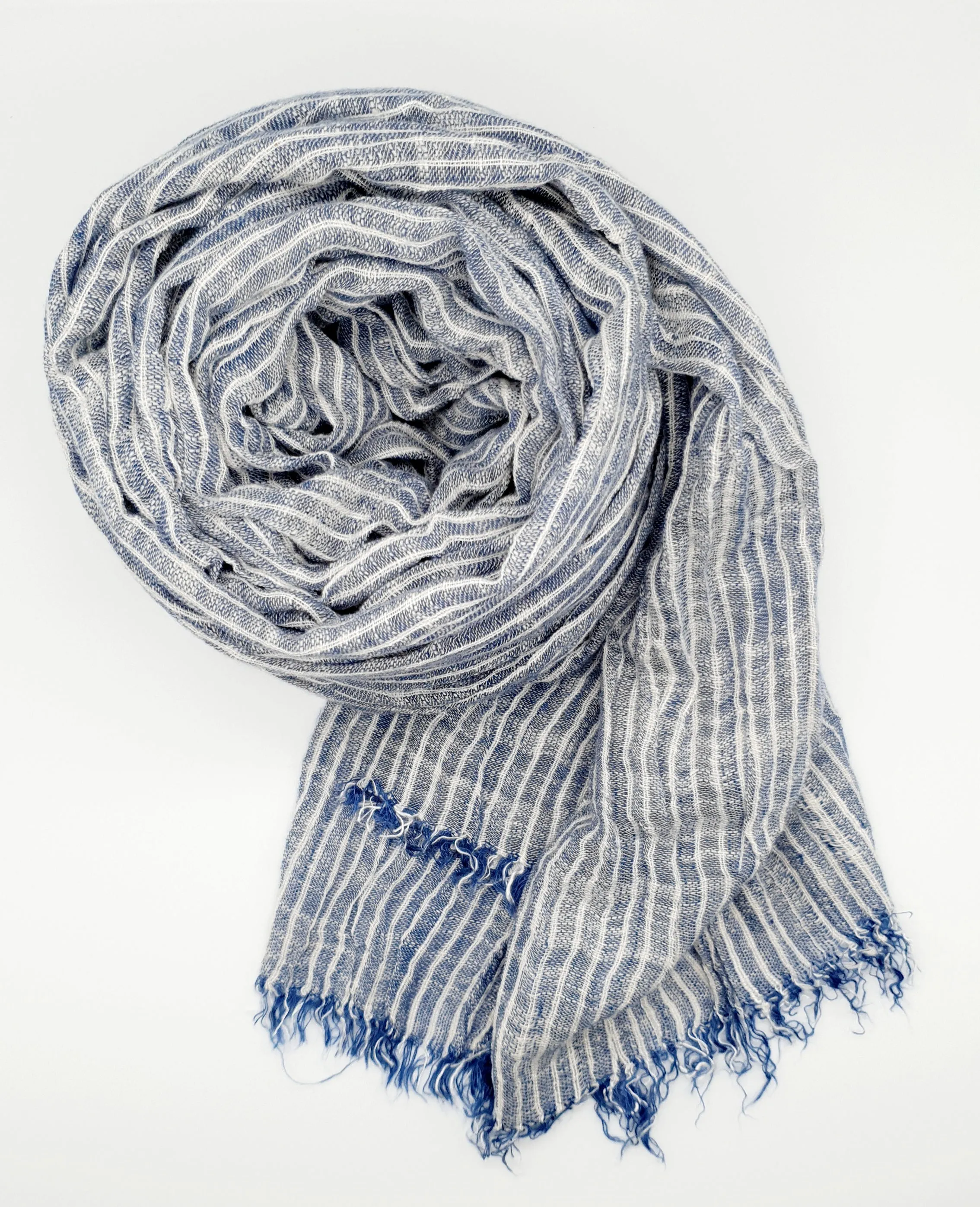 Grimaud Scarf Pinstripe Grey