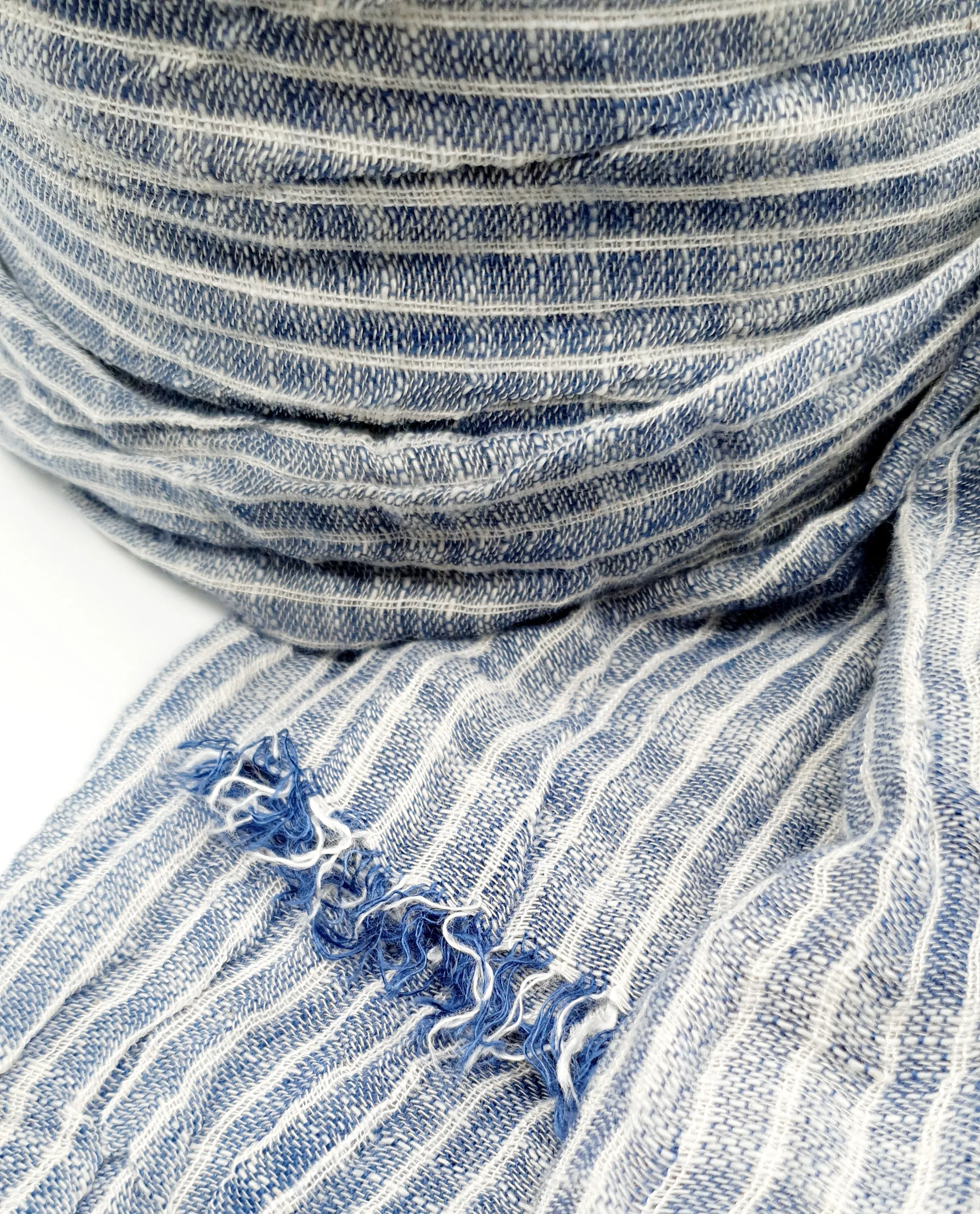 Grimaud Scarf Pinstripe Grey