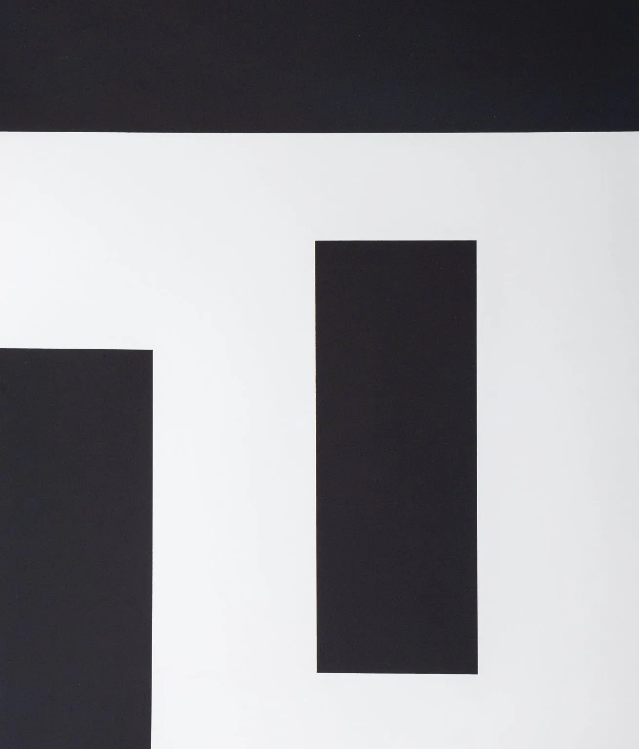 GUIDO MOLINARI "NOIR/BLANC" SCREENPRINT, 1956