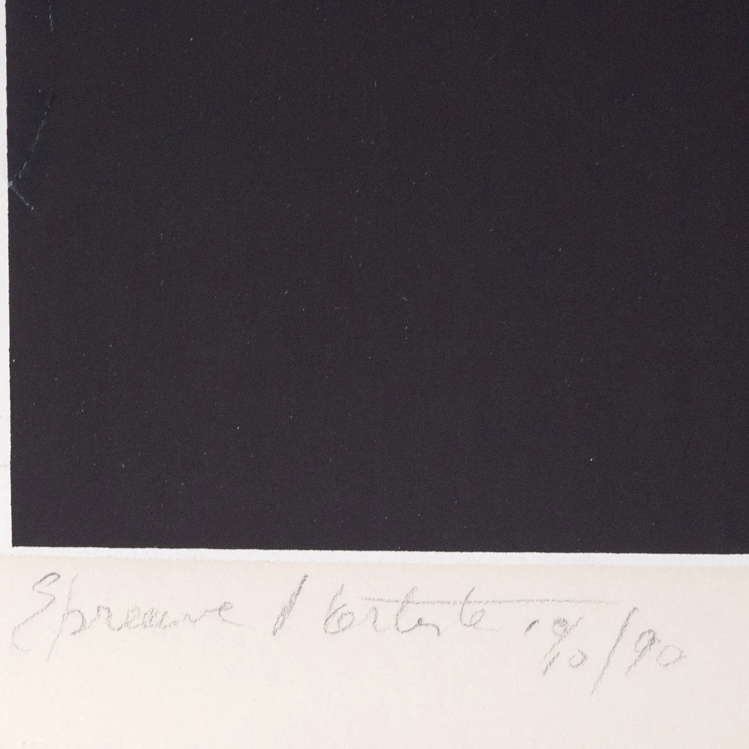 GUIDO MOLINARI "NOIR/BLANC" SCREENPRINT, 1956