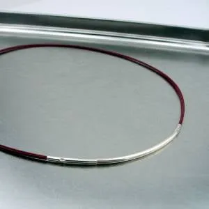 Hadar Designers Israel Modern Minimalist Sterling Silver Choker Necklce () SALE
