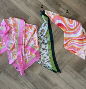 HAIR   NECK SCARVES // 3 STYLES