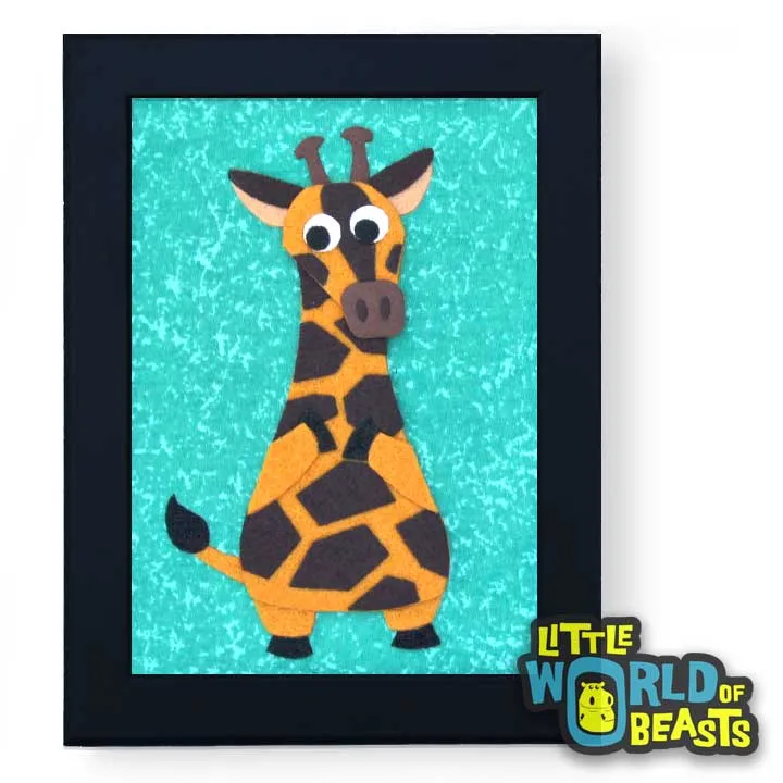 Hannah the Giraffe Framed