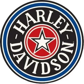 Harley Davidson® Fat Boy Gas Cap Round Embossed Tin Sign 2010641