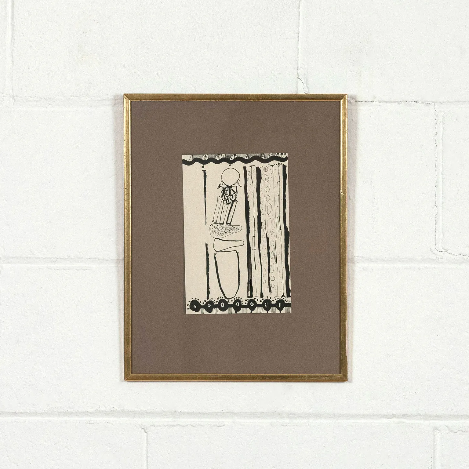 HAROLD TOWN "DINING ROOM DRAWINGS" TRIPTYCH, 1961