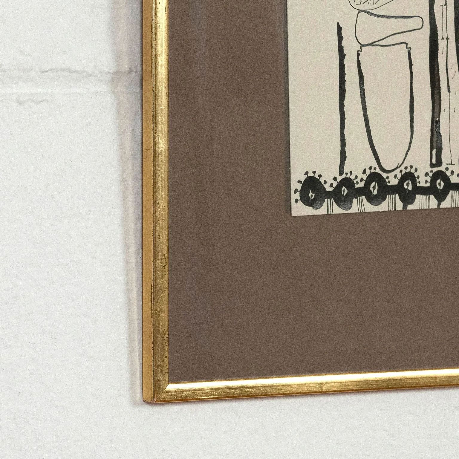 HAROLD TOWN "DINING ROOM DRAWINGS" TRIPTYCH, 1961