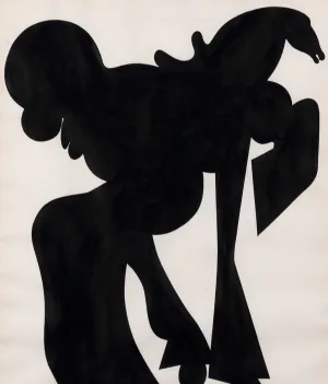 HAROLD TOWN "TOY HORSE FRIESIAN" 1979