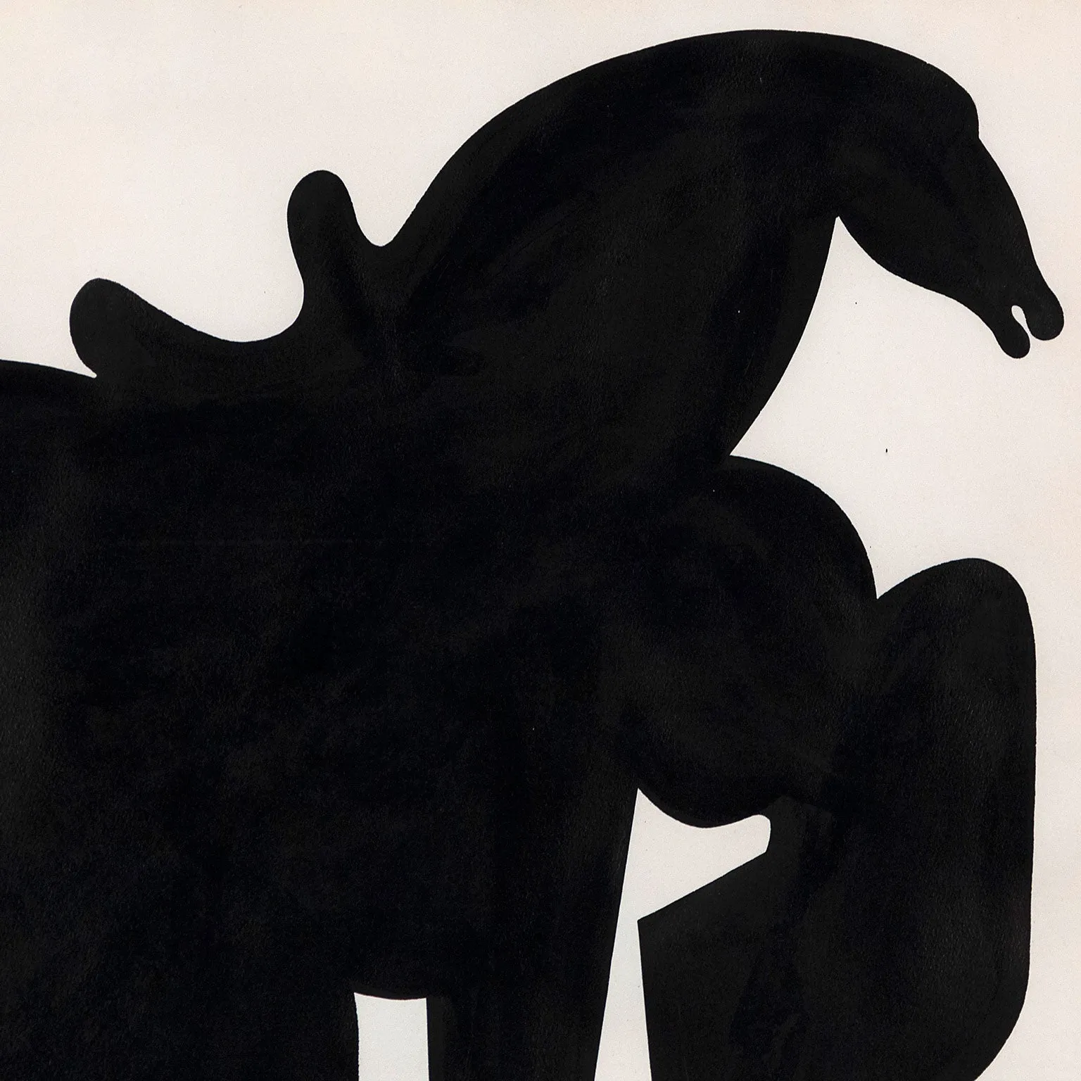 HAROLD TOWN "TOY HORSE FRIESIAN" 1979