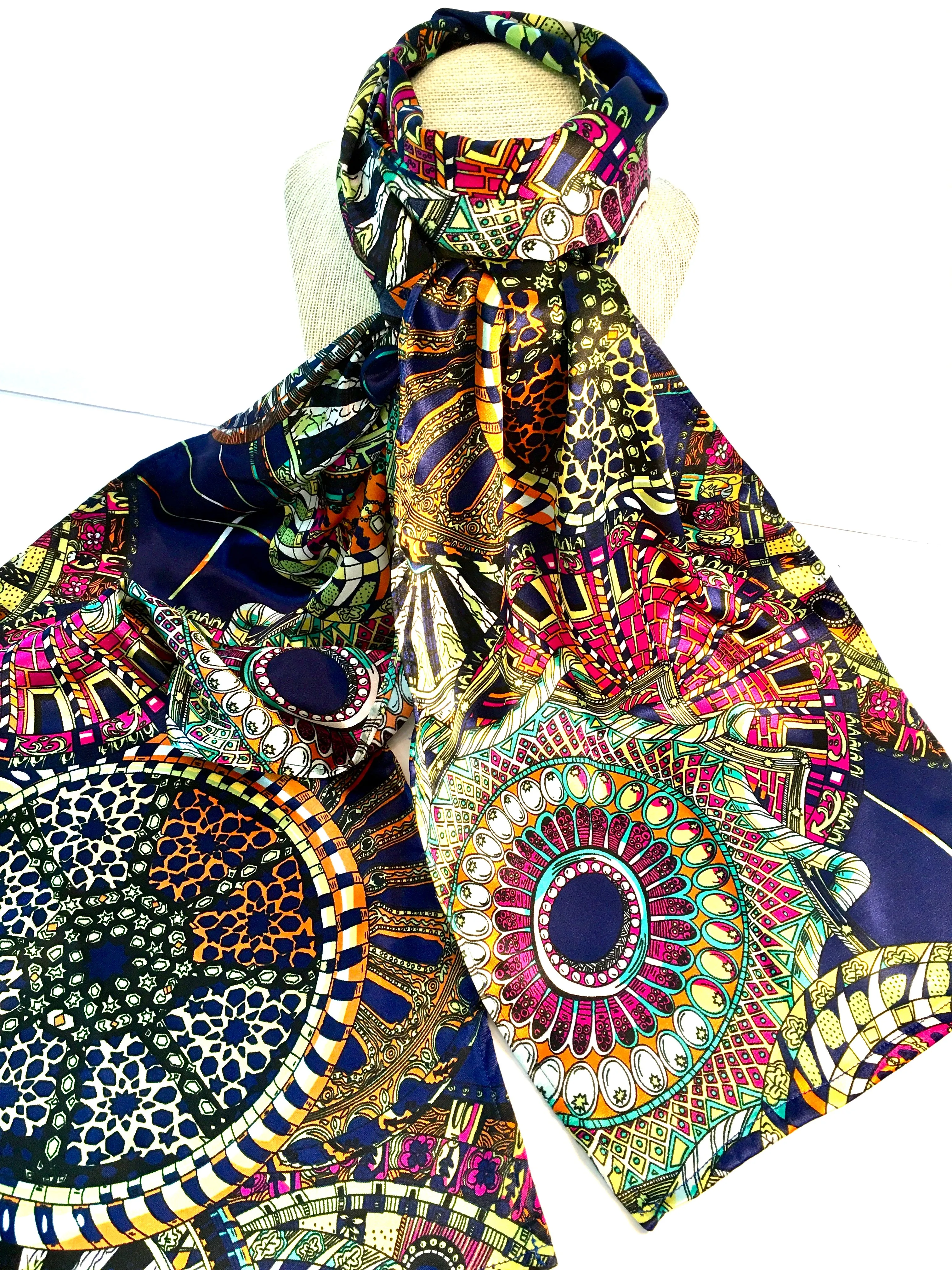 Head Wrap Scarves, Lady's Scarves 36 " x 36 " and 70" L x 11 " Wide