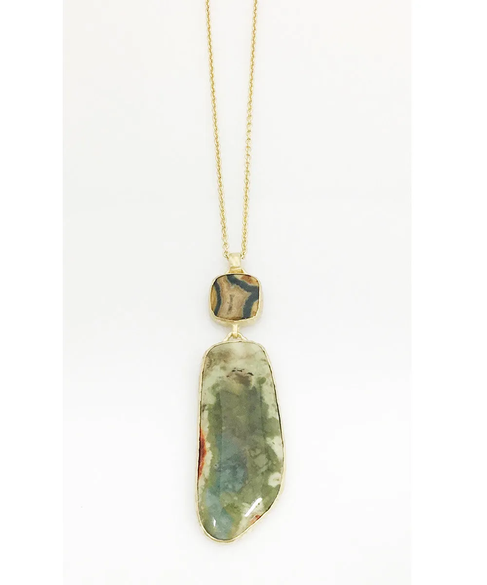 Heather Benjamin | Ocean Jasper and Imperial Jasper Necklace