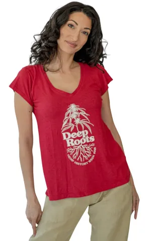 Hemp History Week 2018 Hemp V-neck Tee
