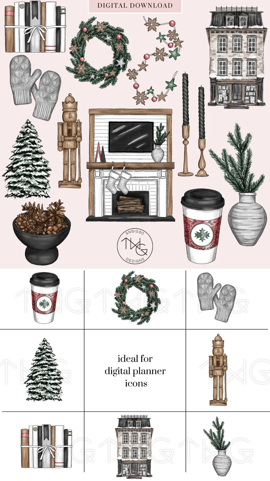 Holiday Home Clipart Collection