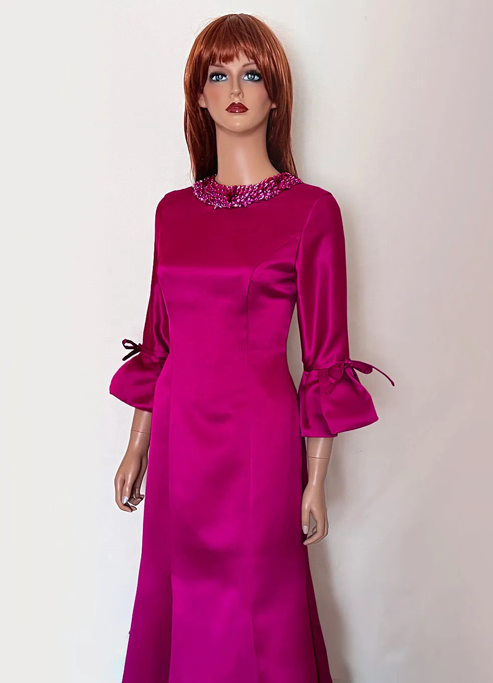 Icaria Green Modest Gown
