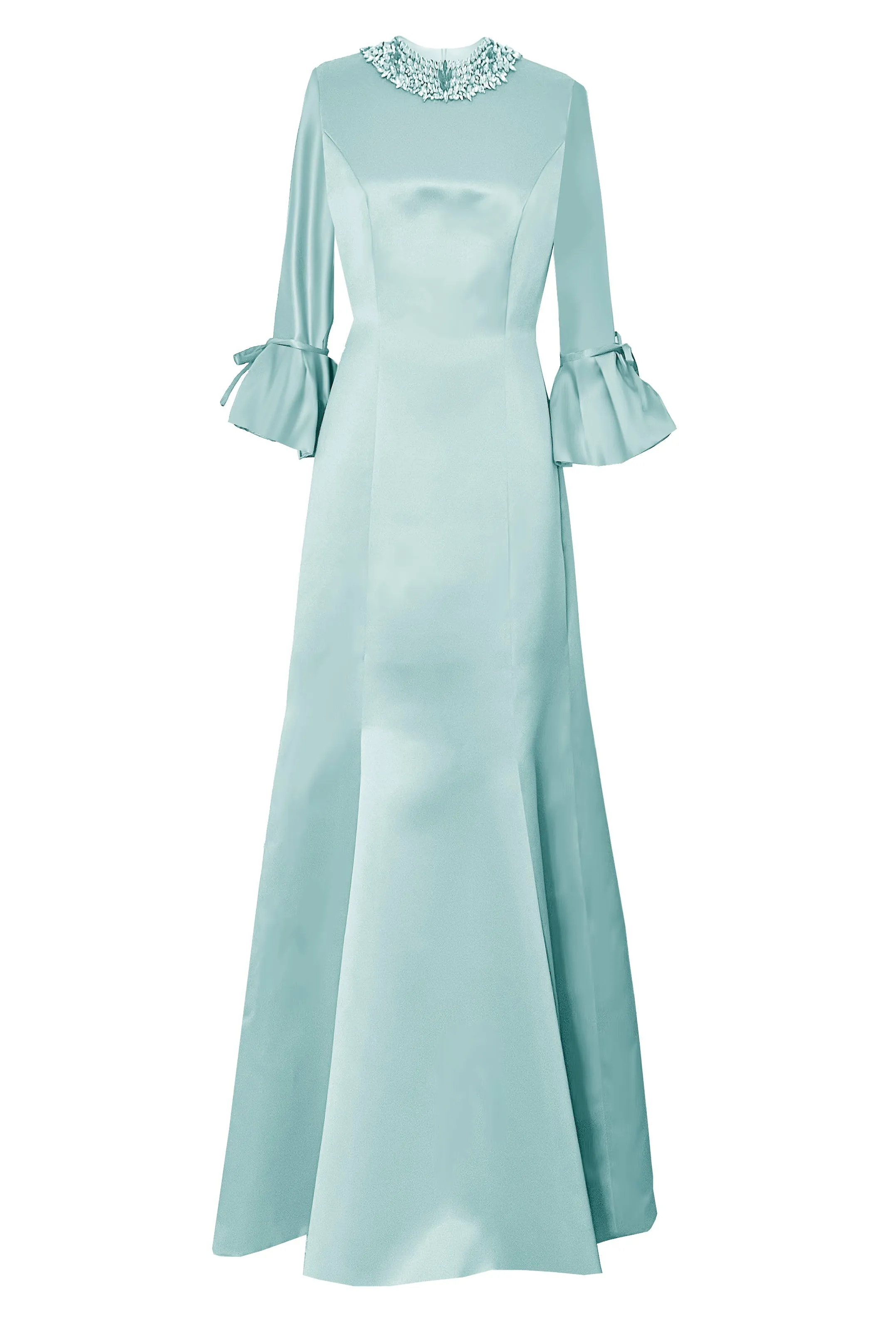 Icaria Green Modest Gown