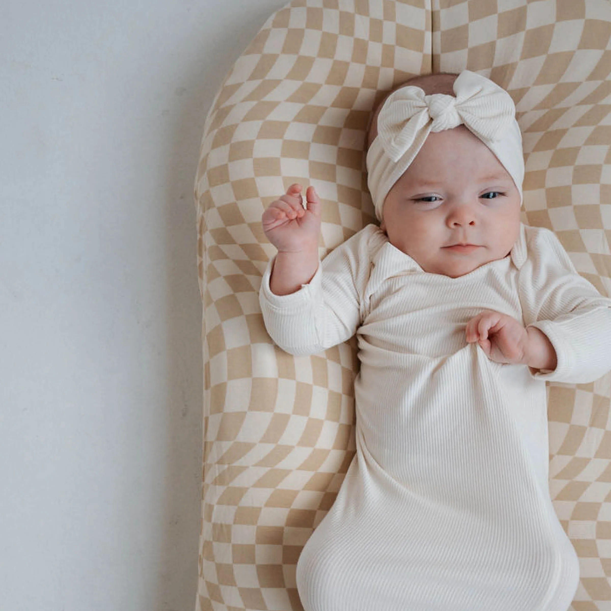 Ivory Ribbed | Head Wrap