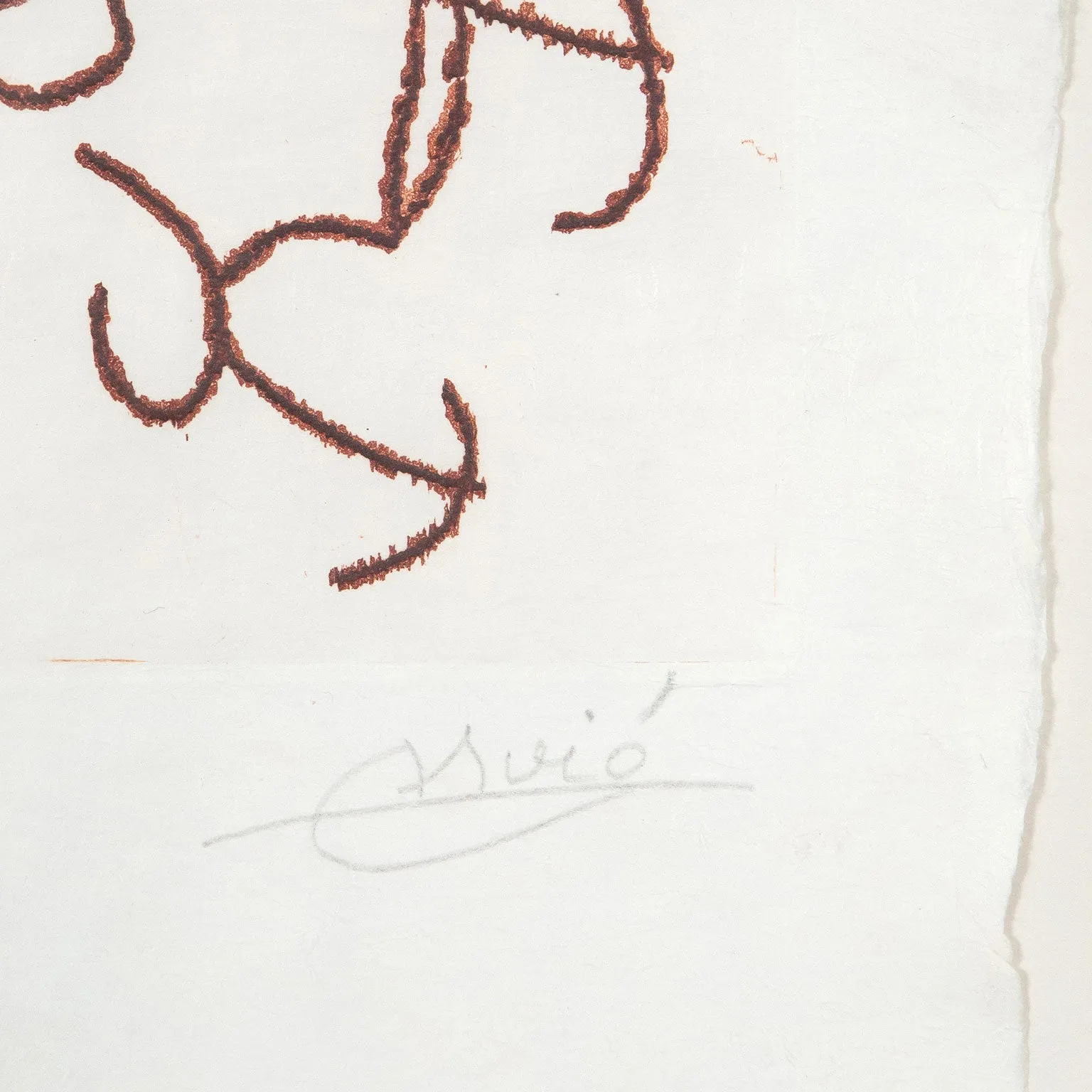 JOAN MIRO "PAROLES PEINTES III" ETCHING, 1967