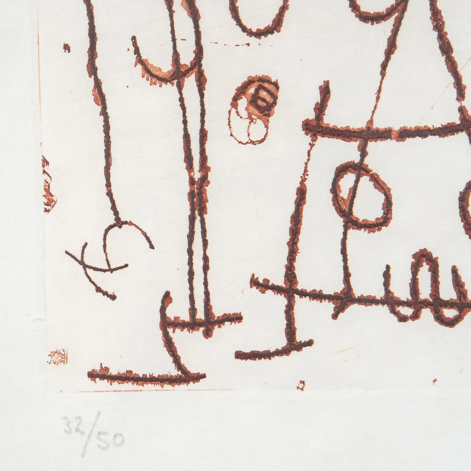 JOAN MIRO "PAROLES PEINTES III" ETCHING, 1967