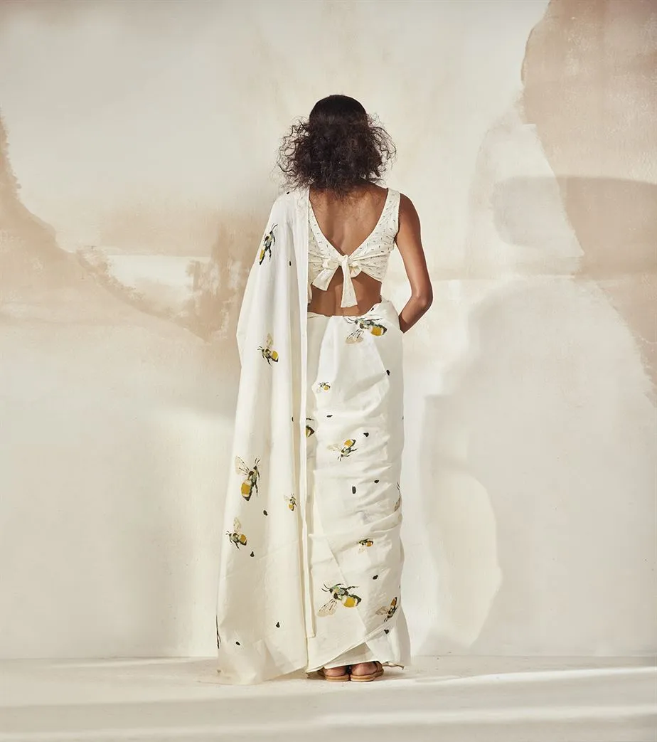 Khara Kapas  I  Indianapolis Busy Bee Saree