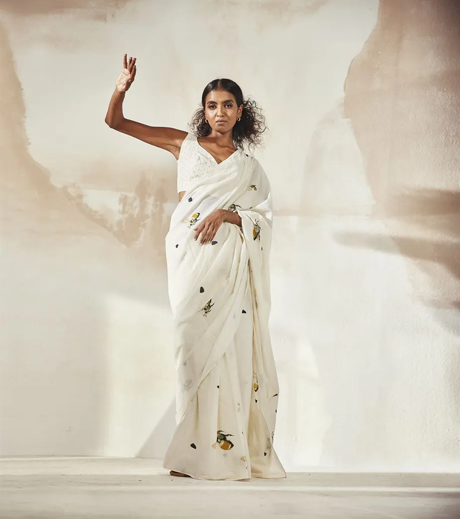 Khara Kapas  I  Indianapolis Busy Bee Saree