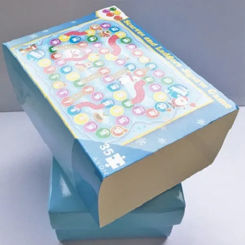 Kids Scarves and Ladders Winter Jigsaw Game
