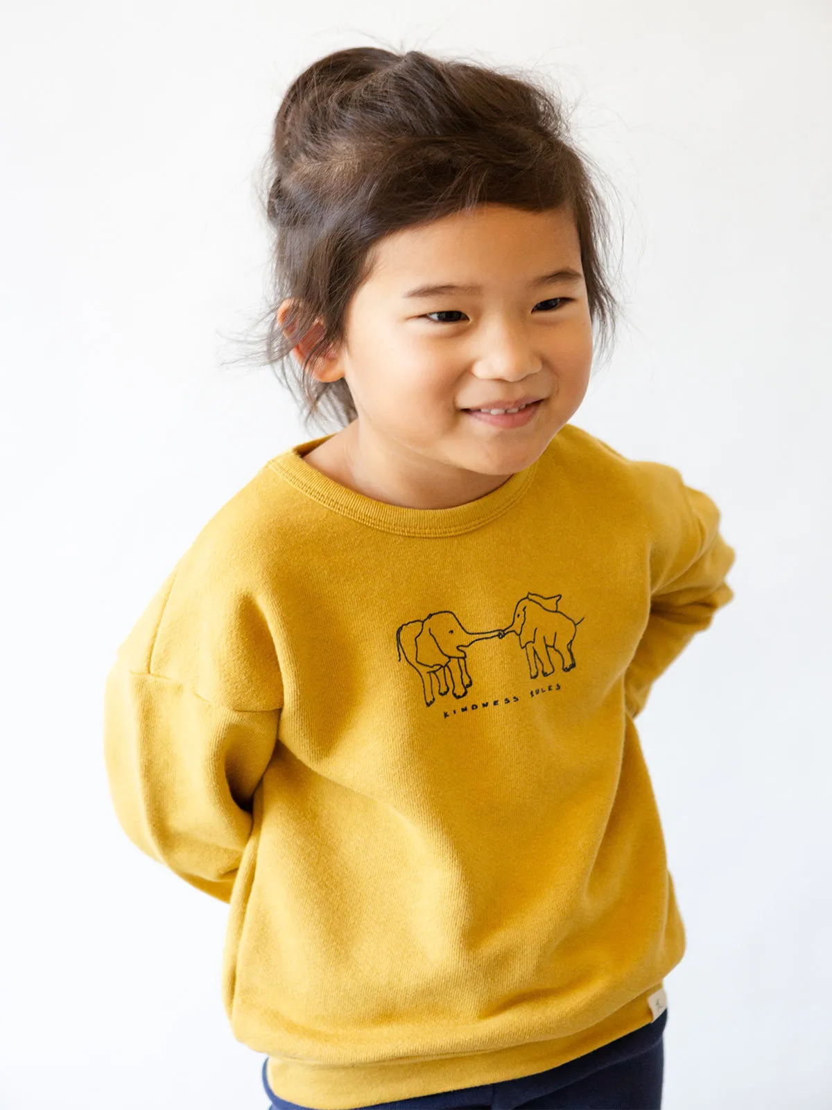'kindness rules' pullover
